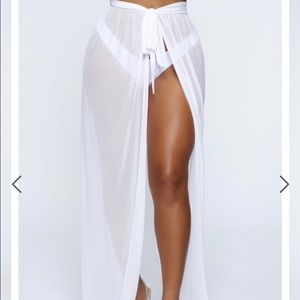 Cover up skirt from fashion nova